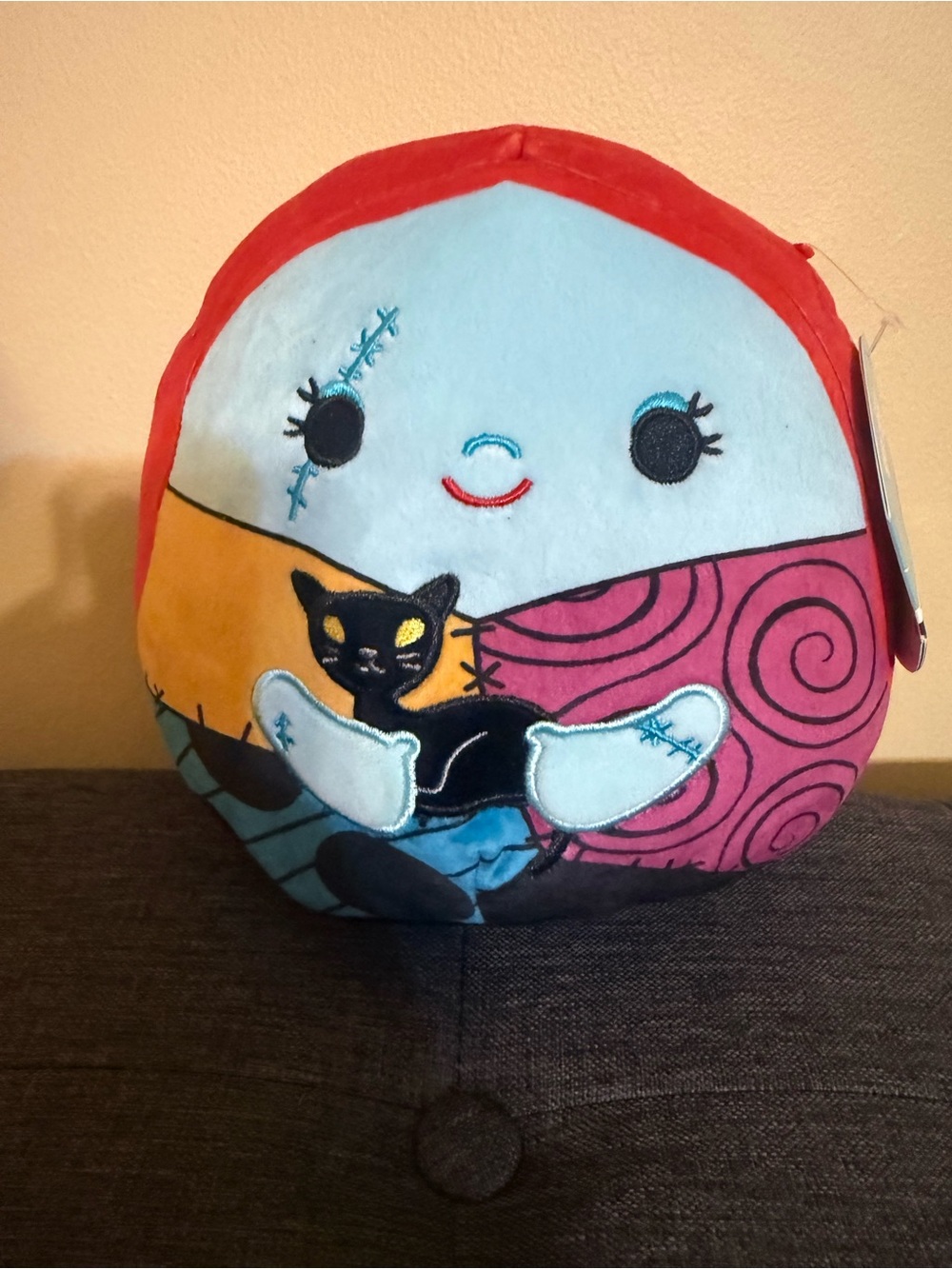 Disney Plush Round Doll - Red, Light Blue, Pink, Orange, Black